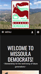 Mobile Screenshot of missoulademocrats.org